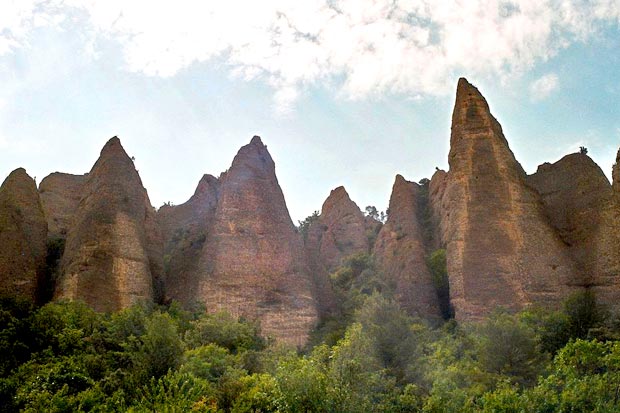 Formation rocheuse : Les pénitents des Mées