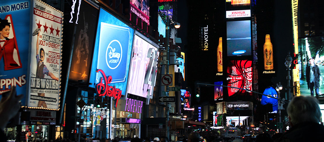 Publicités Time Square