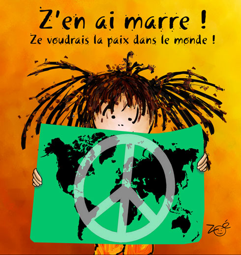 Zoé (Z'en ai marre) veux la Paix